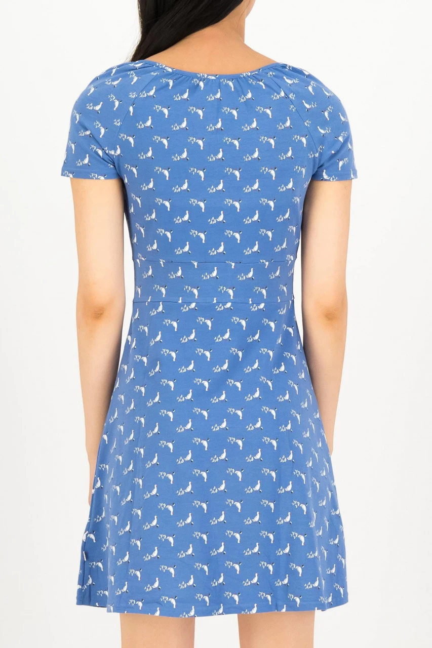 Blutsgeschwister Ducktales Romance Damen Kleid Ducky Ducks Blau Baumwolle Nachhaltig 5 Blutsgeschwister Ducktales Romance Damen Kleid Ducky Ducks Blau Baumwolle Nachhaltig – Bild 3