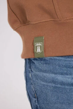 Derbe Herren Sweatjacke D Monks Robe Braun Kapuzenpullover Baumwolle Nachhaltig -Derbi Kleidung Geschaft 13873 6 1280x1280