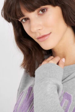 Derbe Hambourg Damen Pullover Oversize Grey Melange Grau Sweatshirt Baumwolle Nachhaltig -Derbi Kleidung Geschaft 13894 4 1280x1280