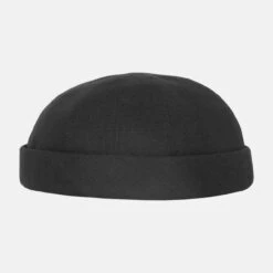 Hanseheld Docker Cap Leinen Schwarz Kurz Flach Segler Sailor Cap -Derbi Kleidung Geschaft 13910 4 1280x1280