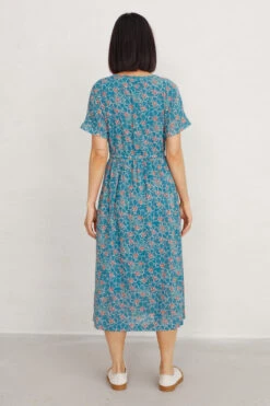Seasalt Cornwall True Note Dress Damen Kleid Blumen Painted Rose Gouache Türkis -Derbi Kleidung Geschaft 13911 3rsQuynfaP6urk 1280x1280