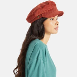 Brixton Fiddler Cap Elbsegler Burnt Henna Rost Rot Braun Waffel Cord -Derbi Kleidung Geschaft 13914 5apicD8Q5kCKUg 1280x1280