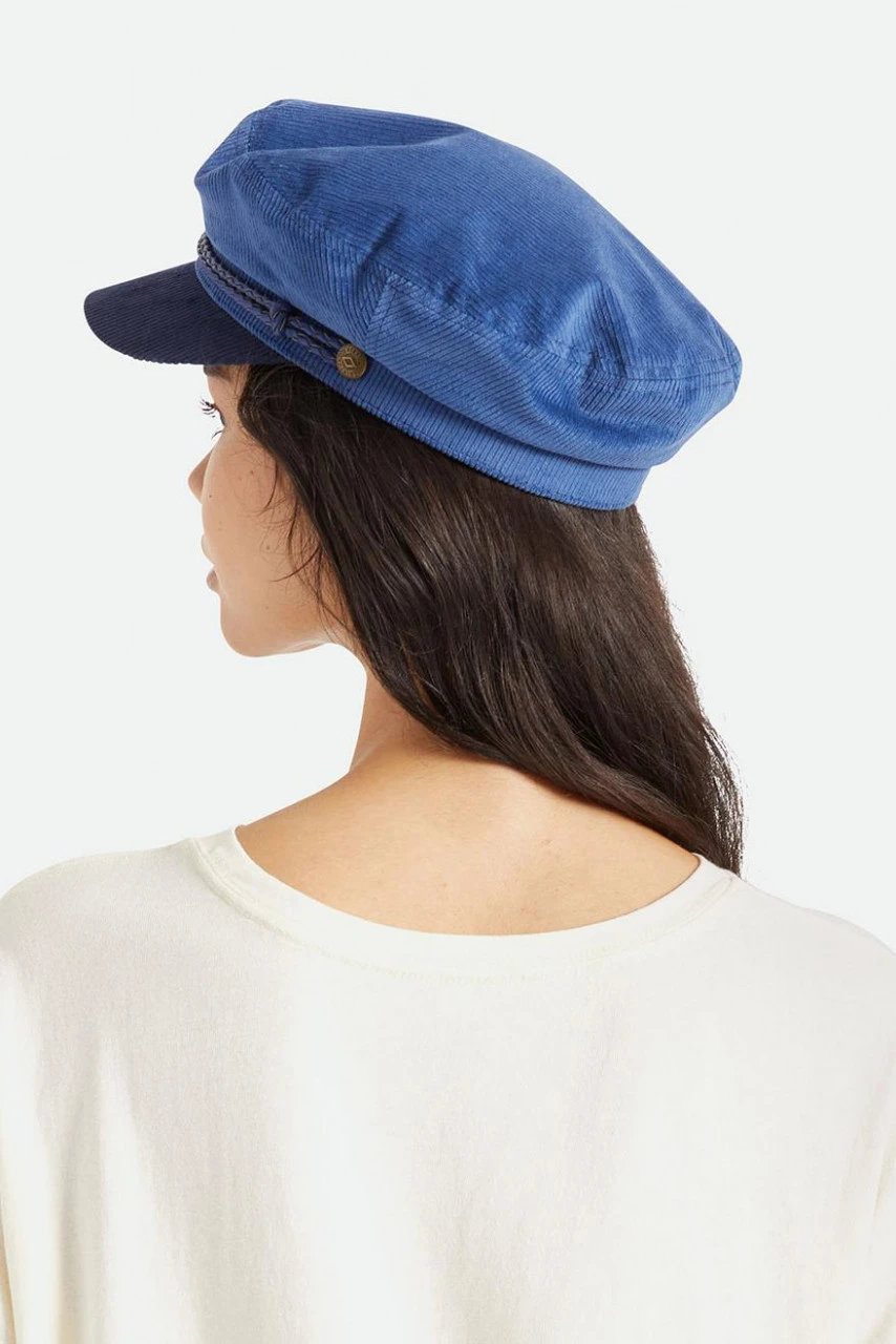 Brixton Ashland Cap Joe Blue Navy Elbsegler Blau Fein Cord 6 Brixton Ashland Cap Joe Blue Navy Elbsegler Blau Fein Cord – Bild 4