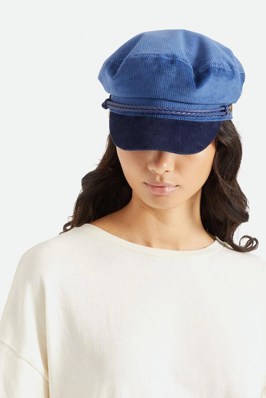 Brixton Ashland Cap Joe Blue Navy Elbsegler Blau Fein Cord 7 Brixton Ashland Cap Joe Blue Navy Elbsegler Blau Fein Cord – Bild 5
