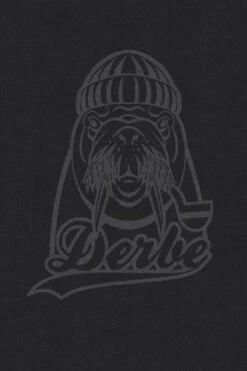 Derbe Walross Damen T-Shirt Oversize Black Schwarz -Derbi Kleidung Geschaft 13937 1 1280x1280