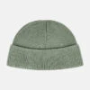MELA Kurze Rippstrick Mütze RAFI Mint Dockermütze Hell Grün
