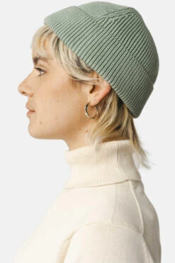 MELA Kurze Rippstrick Mütze RAFI Mint Dockermütze Hell Grün -Derbi Kleidung Geschaft 13948 3 1280x1280