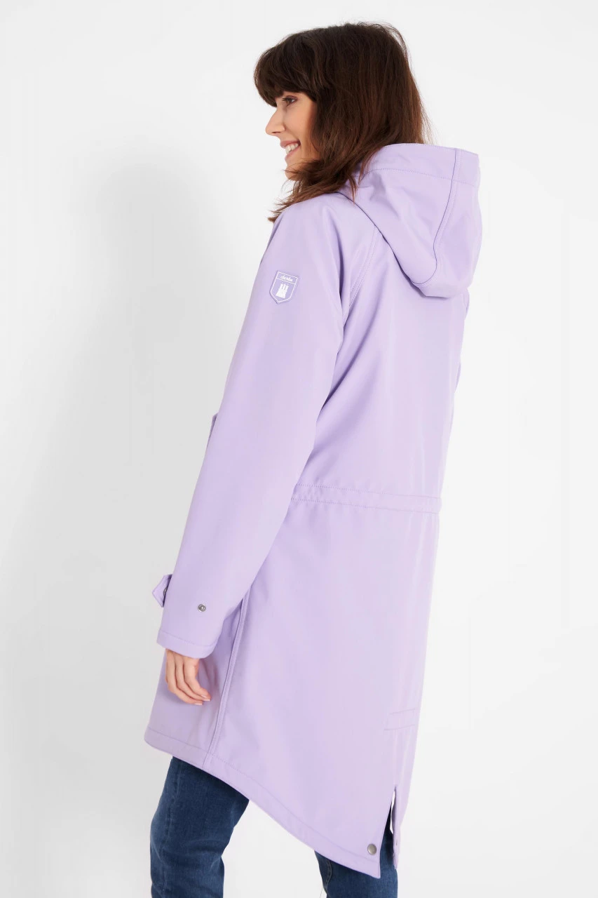 Derbe Island Friese Damen Softshell Mantel Purple Rose Off White Flieder 5 Derbe Island Friese Damen Softshell Mantel Purple Rose Off White Flieder – Bild 3