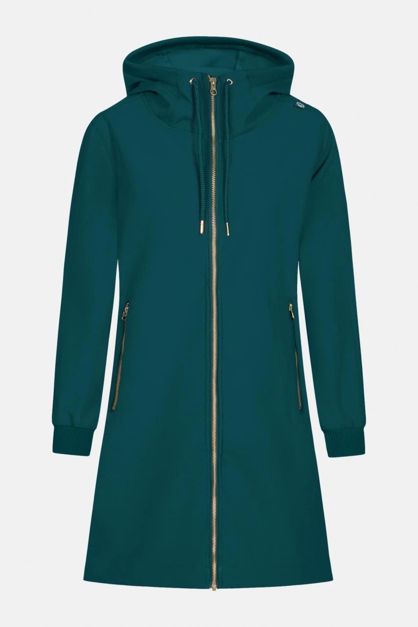Danefae Danejane Damen Softshell Jacke Dark Duck Petrol Gold Blau Grün 3 Danefae Danejane Damen Softshell Jacke Dark Duck Petrol Gold Blau Grün