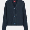Derbe Cardie Gots Organic Damen Strickjacke Rippstrick Navy Dunkelblau -Derbi Kleidung Geschaft 13976 0 1280x1280