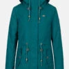 Ragwear Monadis Damen Jacke Kurz Parka Dark Green Petrol -Derbi Kleidung Geschaft 13978 0 1280x1280