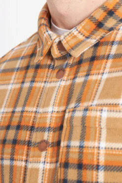 Derbe Tedholm Check Herren Langarmhemd Overshirt Braun Orange Kariert -Derbi Kleidung Geschaft 14030 4 1280x1280