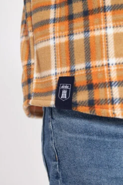 Derbe Tedholm Check Herren Langarmhemd Overshirt Braun Orange Kariert -Derbi Kleidung Geschaft 14030 6 1280x1280