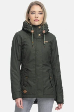 Ragwear Monade Damen Jacke Dark Olive Grün -Derbi Kleidung Geschaft 14058 2ps11X7JwdJB6U 1280x1280