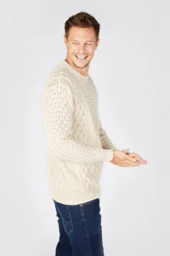 IrelandsEye Aran Blasket Weiß Herren Pullover Natural -Derbi Kleidung Geschaft 14062 2 1280x1280