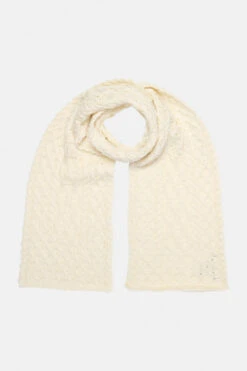 IrelandsEye Aran Scarf Schal Natural Weiß