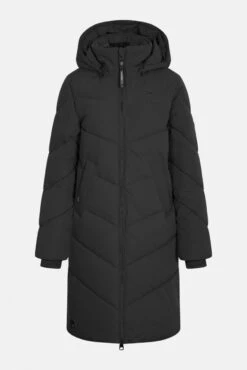 Ragwear Rebelka Damen Wintermantel Schwarz Puffer Black