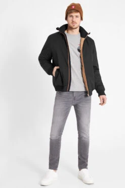 Derbe Thomsholm Herren Jacke Schwarz Black Caramel Beige -Derbi Kleidung Geschaft 14146 2 1280x1280