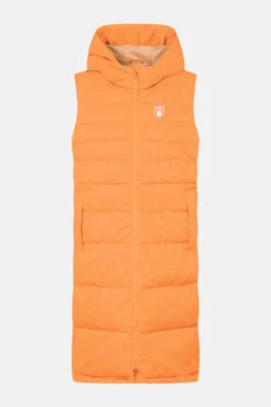 Derbe Vestholm Damen Weste Winterjacke Sun Orange Caramel Beige