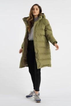 Selfhood Hooded Puffer Coat Damen Wintermantel Oliv Grün 11 Selfhood Hooded Puffer Coat Damen Wintermantel Oliv Grün -Derbi Kleidung Geschaft 14179 2 1280x1280