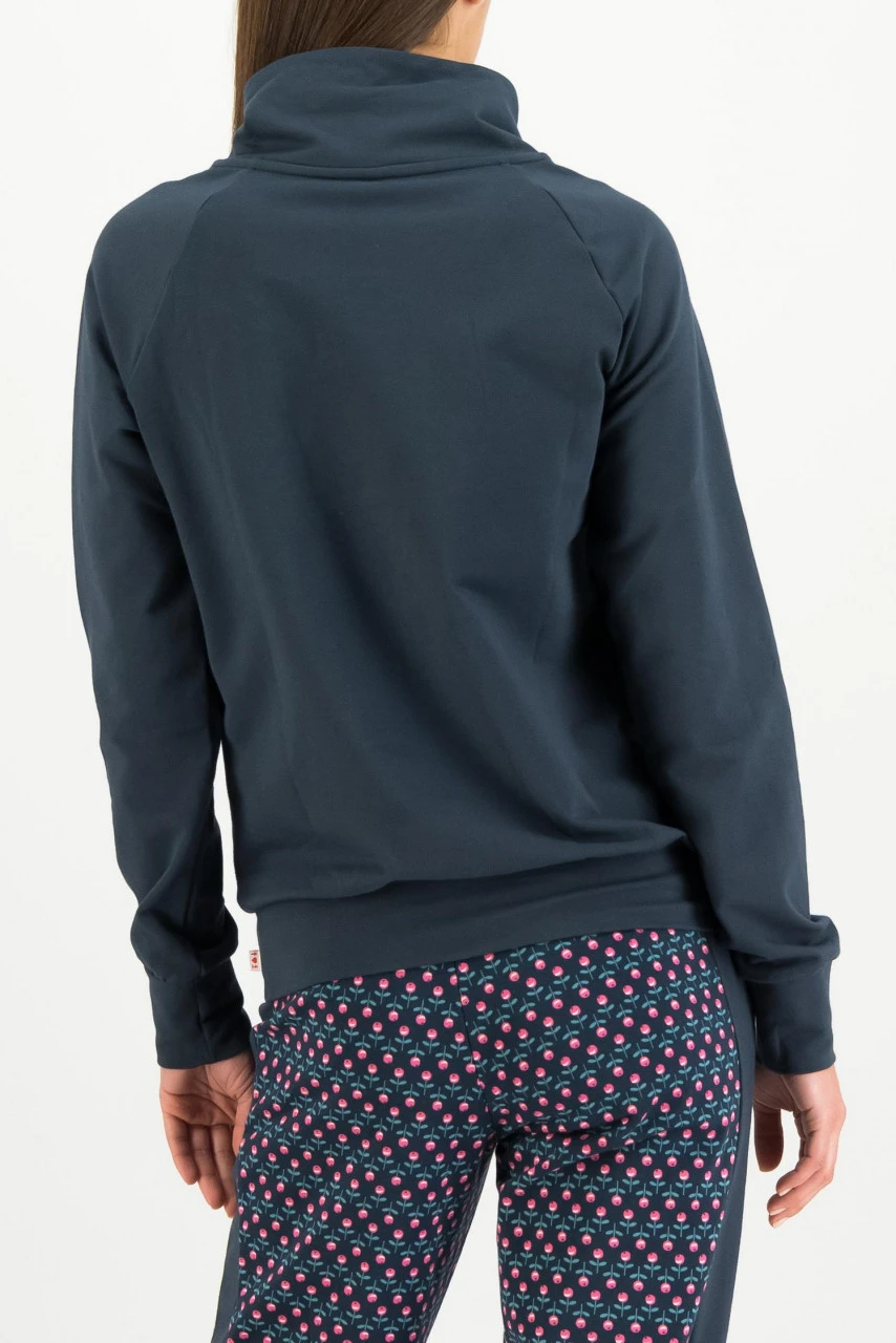 Blutsgeschwister Oh So Nett Hooded GOTS Damen Kapuzenpullover Blau Mystery At Night Baumwolle Nachha 5 Blutsgeschwister Oh So Nett Hooded GOTS Damen Kapuzenpullover Blau Mystery At Night Baumwolle Nachha – Bild 3