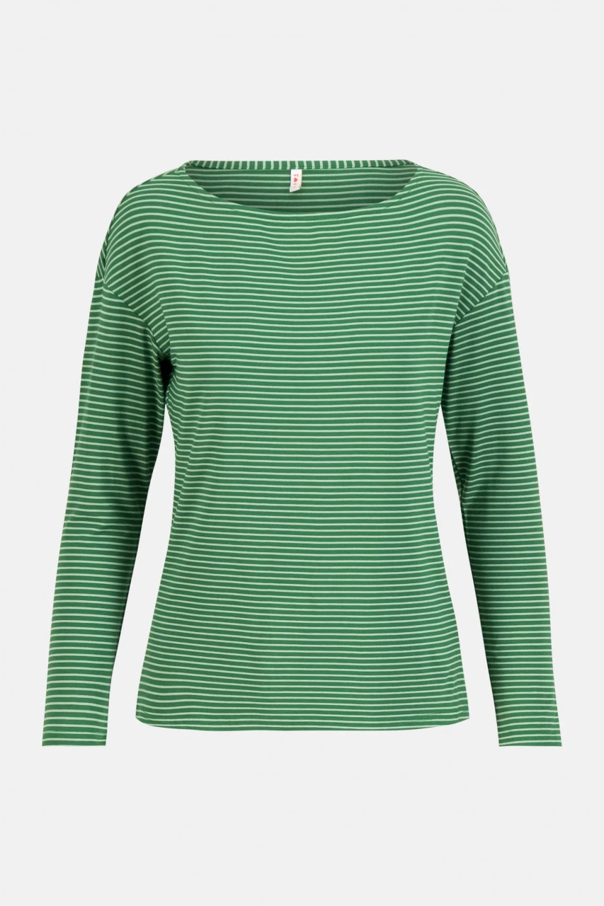 Blutsgeschwister Sweet Sailorette Damen Streifenshirt Grün Langarm Summer Woods Nachhaltig 3 Blutsgeschwister Sweet Sailorette Damen Streifenshirt Grün Langarm Summer Woods Nachhaltig