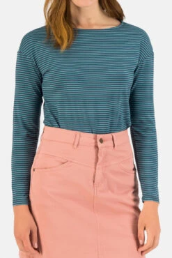 Blutsgeschwister Sweet Sailorette Damen Streifenshirt Türkis Blau Langarm Sea Adventures Nachhaltig 6 Blutsgeschwister Sweet Sailorette Damen Streifenshirt Türkis Blau Langarm Sea Adventures Nachhaltig -Derbi Kleidung Geschaft 14191 1 1280x1280