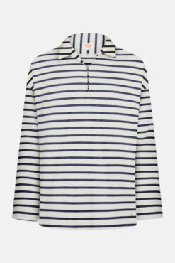 Armor-Lux Armor Lux Fischerhemd Gestreift Mariniére Vareuse Heritage Matrosenshirt Natur Dunkelblau