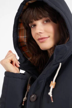 Derbe Friese Festholm Damen Winterjacke Navy Dunkelblau Check -Derbi Kleidung Geschaft 14200 4 1280x1280