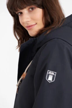 Derbe Friese Festholm Damen Winterjacke Navy Dunkelblau Check -Derbi Kleidung Geschaft 14200 524E0eLH15TYFm 1280x1280