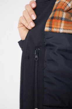 Derbe Friese Festholm Damen Winterjacke Navy Dunkelblau Check -Derbi Kleidung Geschaft 14200 6 1280x1280