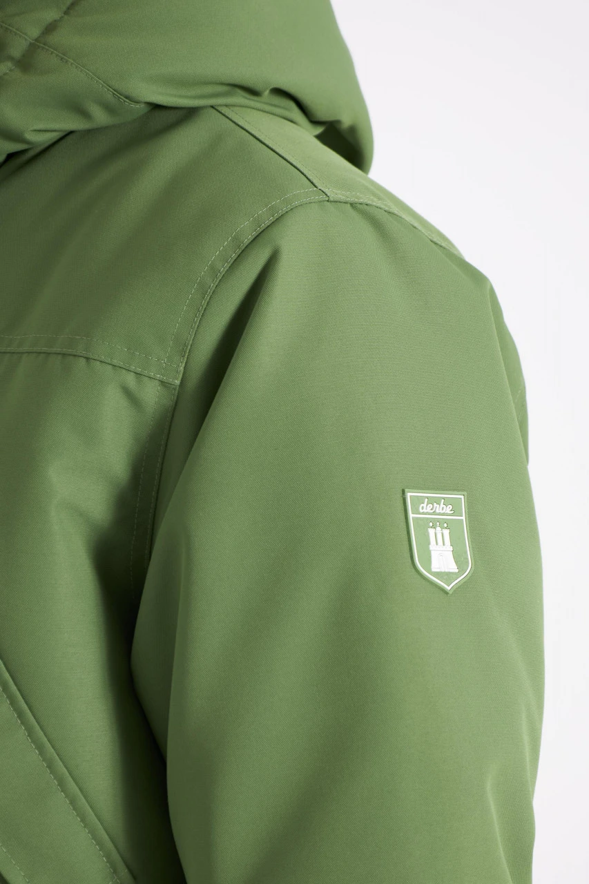 Derbe Friese Festholm Herren Winterjacke Cactus Grün Weiß Off White 7 Derbe Friese Festholm Herren Winterjacke Cactus Grün Weiß Off White – Bild 5