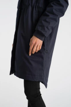 Selfhood Hooded Coat Damen Wintermantel Navy Dunkelblau Gefütterter Parka -Derbi Kleidung Geschaft 14207 5 1280x1280