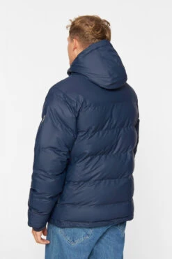 Derbe Interholm Cozy Herren Winterjacke Blau Dress Blue Caramel Puffer Jacket Teddy -Derbi Kleidung Geschaft 14208 3 1280x1280