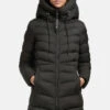 Khujo Tuhani 2 Damen Wintermantel Schwarz Matt Black Steppjacke Puffer -Derbi Kleidung Geschaft 14217 0 1280x1280
