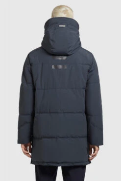 Khujo Cloyd Herren Winterjacke Grau Blau Obrage Blue Parka Steppmantel -Derbi Kleidung Geschaft 14227 5 1280x1280