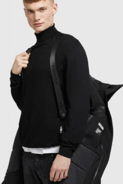 Khujo Carl Herren Winterjacke Schwarz Black Melange Parka Kurzmantel -Derbi Kleidung Geschaft 14228 4 1280x1280