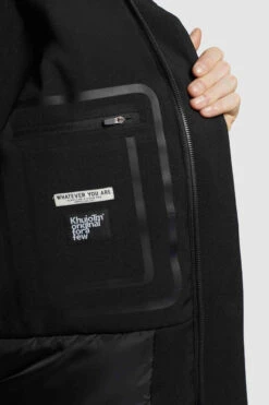 Khujo Carl Herren Winterjacke Schwarz Black Melange Parka Kurzmantel -Derbi Kleidung Geschaft 14228 7 1280x1280