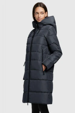 Khujo Jilias 3 Damen Wintermantel Blau Grau Obrage Blue Super Women Puffer Jacket -Derbi Kleidung Geschaft 14231 2 1280x1280