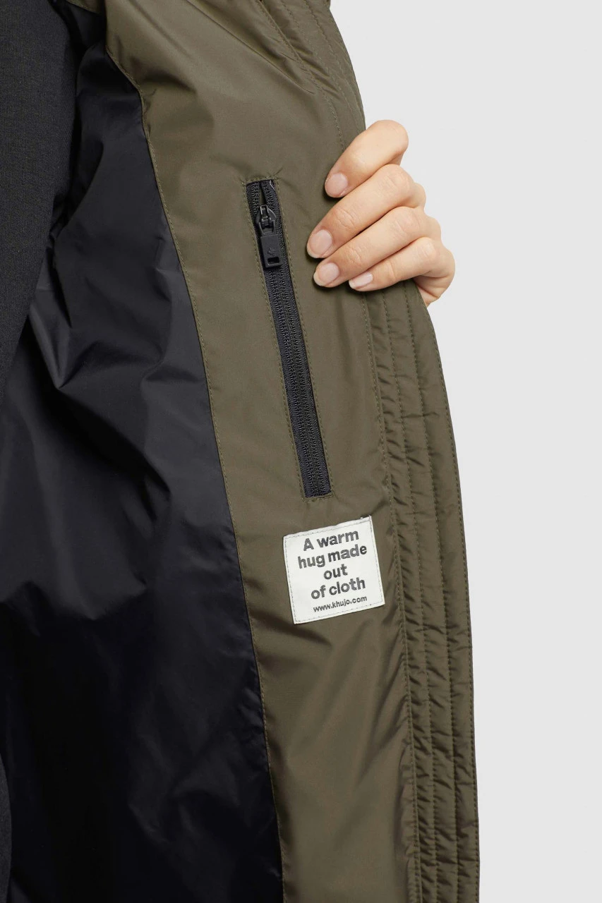 Khujo Soulani 2 Damen Wintermantel Oliv Grün Hunter Green 10 Khujo Soulani 2 Damen Wintermantel Oliv Grün Hunter Green – Bild 8