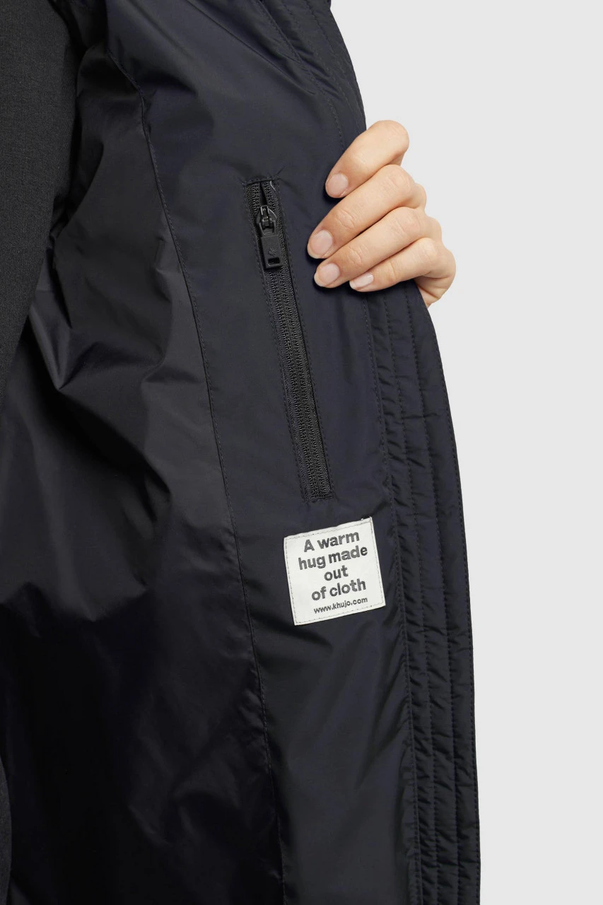 Khujo Soulani 2 Damen Wintermantel Blau Grau Obrage Blue 10 Khujo Soulani 2 Damen Wintermantel Blau Grau Obrage Blue – Bild 8