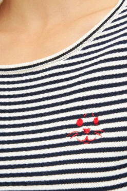 Derbe Robbenschnute Damen Pullover Gestreift Navy Dunkelblau Weiß Nachhaltig -Derbi Kleidung Geschaft 14239 4 1280x1280