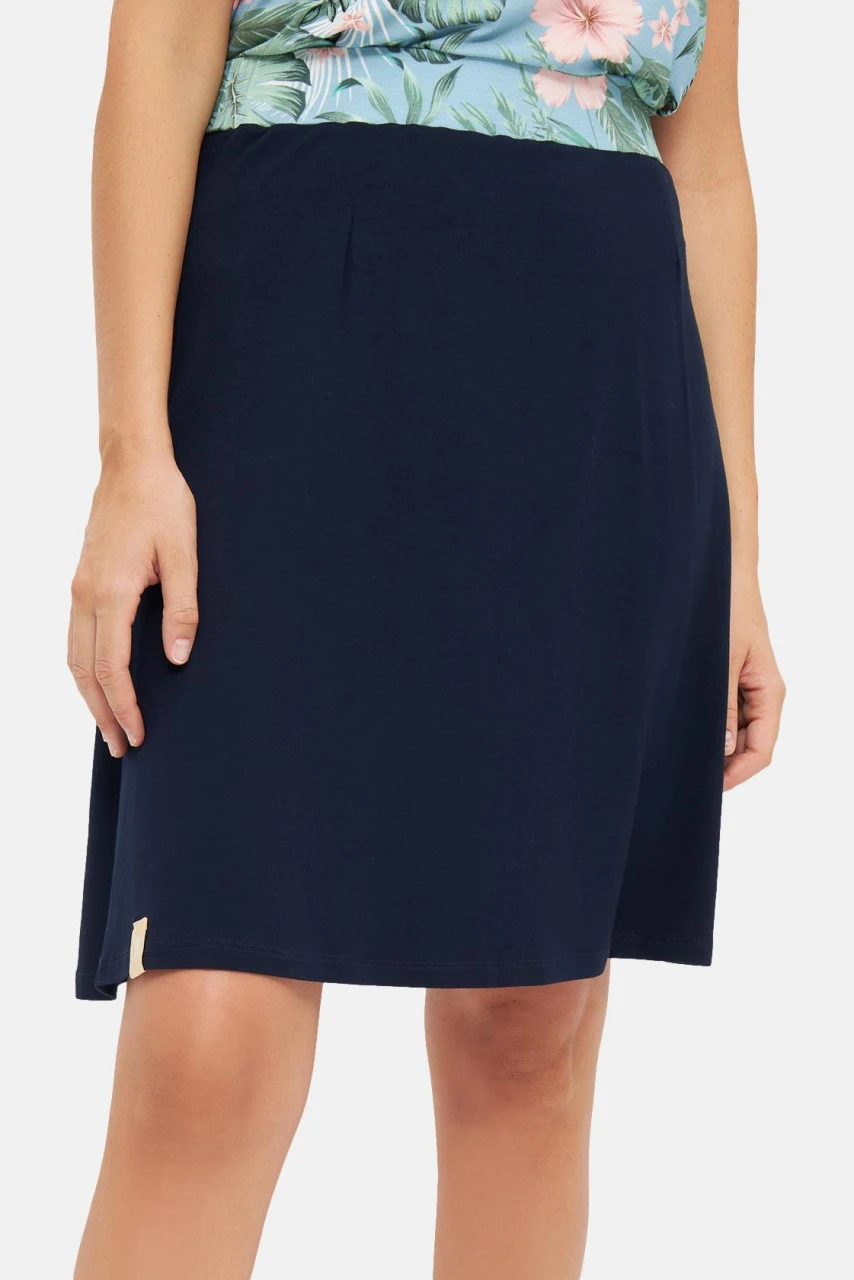 Derbe Hawa Uni Damen Rock Dunkelblau Navy Nachhaltig 4 Derbe Hawa Uni Damen Rock Dunkelblau Navy Nachhaltig – Bild 2