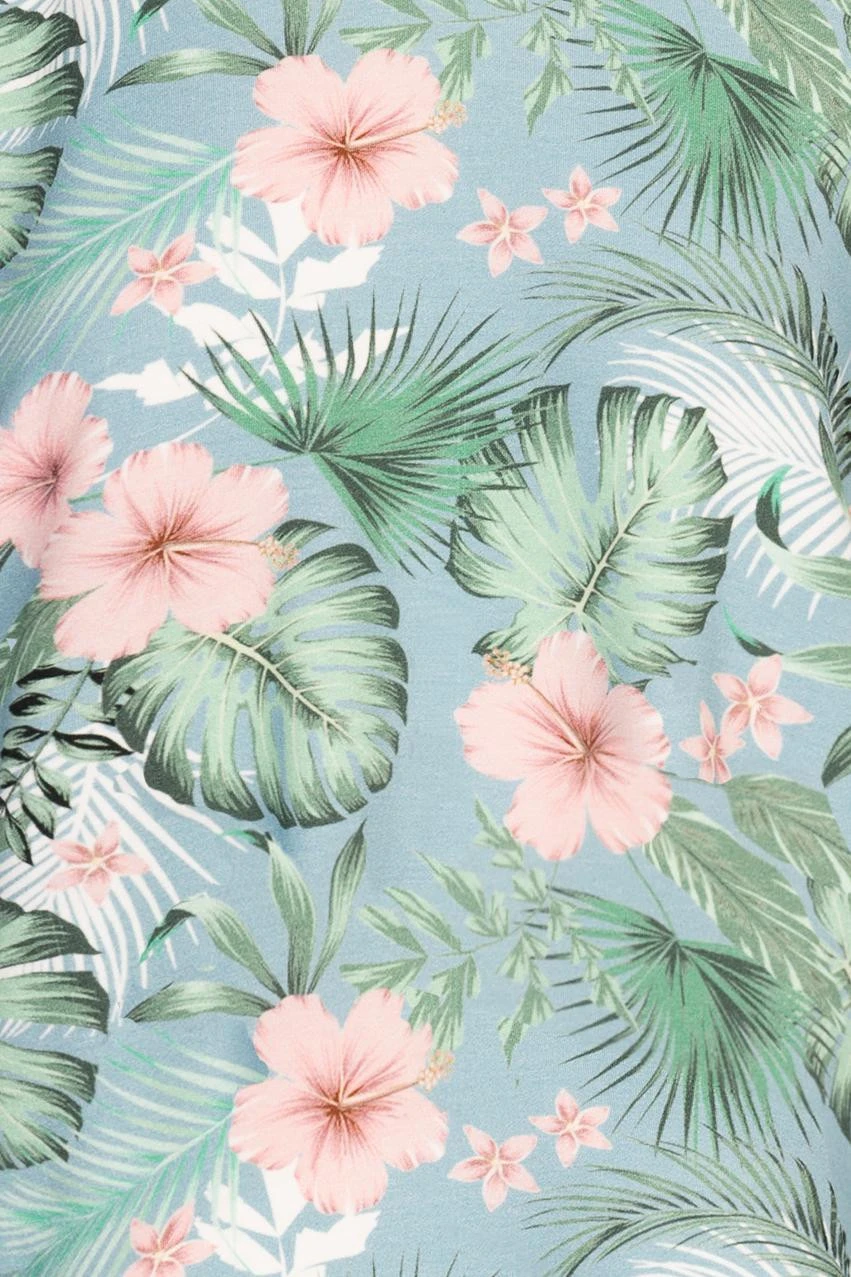 Derbe Hawa Allover Damen T-Shirt Blumen Türkis Rosa Forget Me Not Nachhaltig 8 Derbe Hawa Allover Damen T-Shirt Blumen Türkis Rosa Forget Me Not Nachhaltig – Bild 6