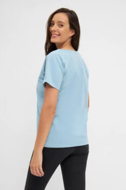 Derbe Matrosenrobbe Damen T-Shirt Hell Blau Forget Me Not Nachhaltig -Derbi Kleidung Geschaft 14279 2 1280x1280