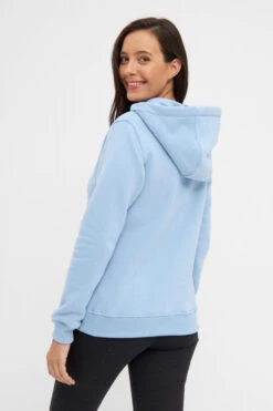 Derbe Peace Damen Hoodie Kapuzenpullover Hell Blau Forget Me Not Nachhaltig -Derbi Kleidung Geschaft 14292 2 1280x1280