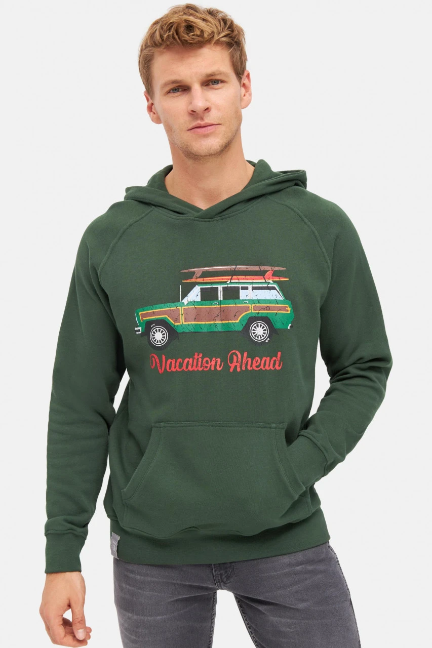 Derbe Vacar Hoodie Herren Kapuzenpullover Grün Kombu Green 4 Derbe Vacar Hoodie Herren Kapuzenpullover Grün Kombu Green – Bild 2