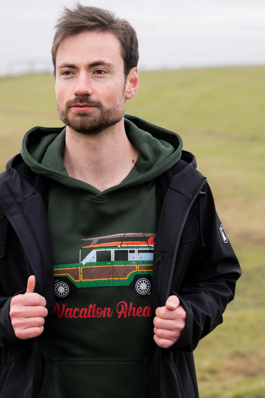 Derbe Vacar Hoodie Herren Kapuzenpullover Grün Kombu Green 9 Derbe Vacar Hoodie Herren Kapuzenpullover Grün Kombu Green – Bild 7