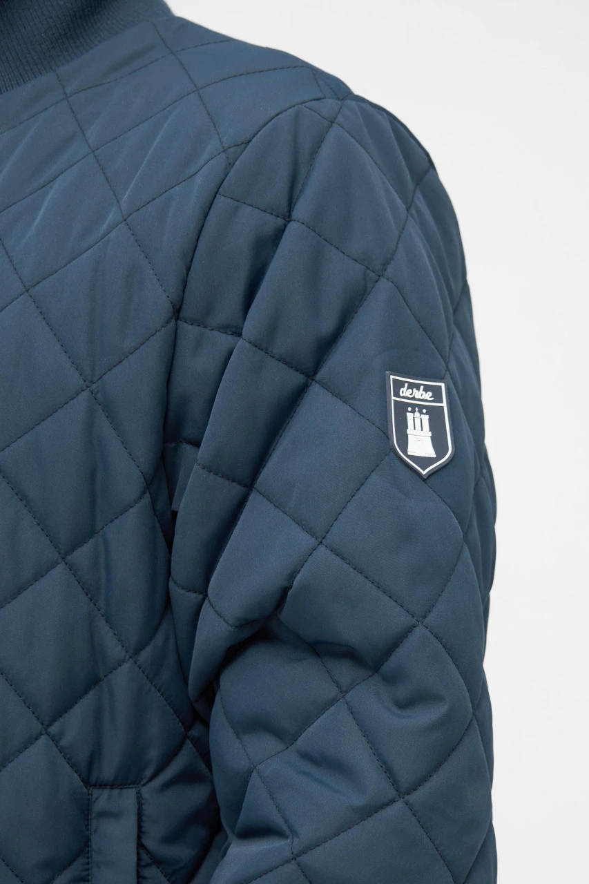 Derbe Quiltby Herren Steppjacke Navy Blau 7 Derbe Quiltby Herren Steppjacke Navy Blau – Bild 5