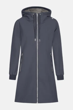 Danefae Danejane Damen Softshell Jacke Grau Gepunktet